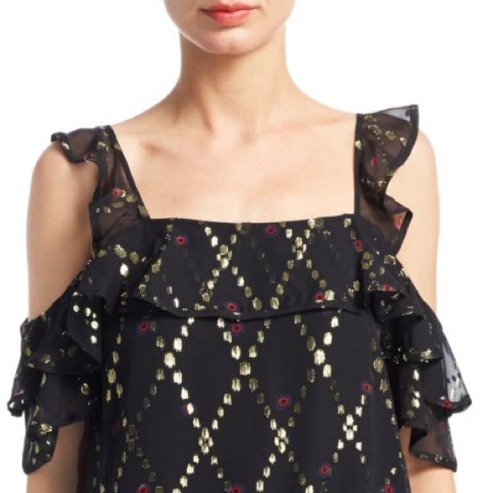 A.L.C Cold Shoulder Blouse